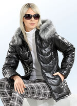 Jacke mit Wellenstepp 