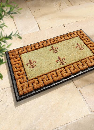 Fu&szlig;matte mit rutschhemmender R&uuml;ckseite 