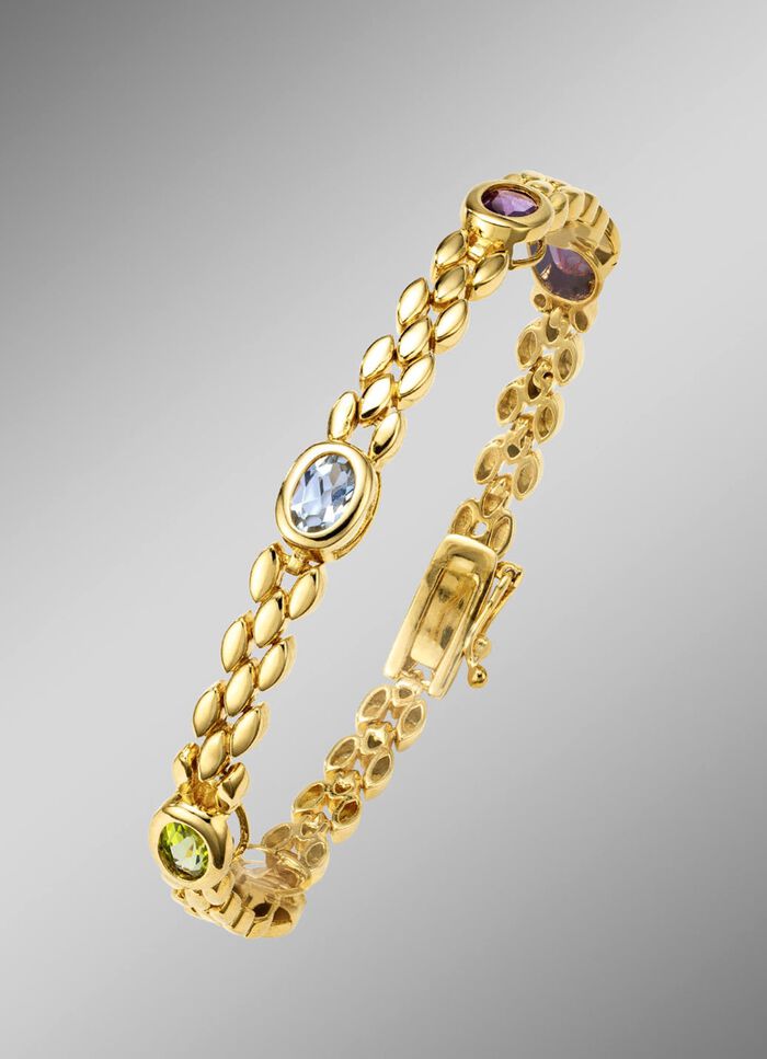 Elegantes Armband mit echten Edelsteinen 