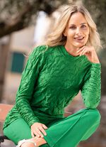 Shirt mit Stehkragen in 5 Farben GR&Uuml;N