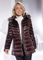 Daunenjacke in 2 Farben KASTANIE