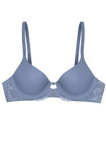 Triumph Amourette-B&uuml;gel-BH mit elastischer Spitze INDIGOBLAU