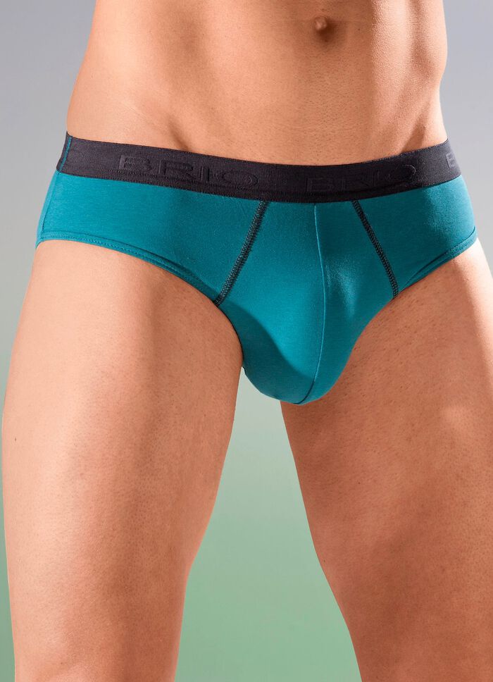 Dreierpack Slips mit Elastikbund 