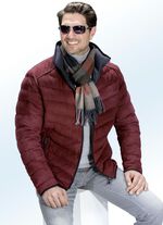 "Gate One"-Steppkurzjacke mit Stehkragen ZIEGELROT