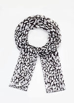 Schal mit Fantasiedessin 