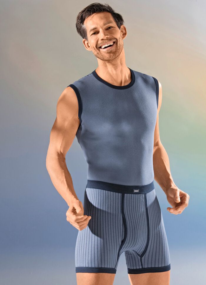 Dreierpack Muskelshirts mit Kontrasteinfassung 