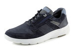 Waldläufer Schnürschuh mit Zier-Perforation DUNKELBLAU-JEANS