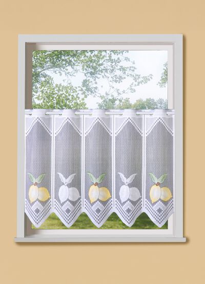 Handcolorierter Kurzstore mit gezacktem Abschluss 