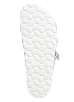 ELENA EDEN Pantolette mit buntem Metallic-Schimmer BLEU-METALLIC