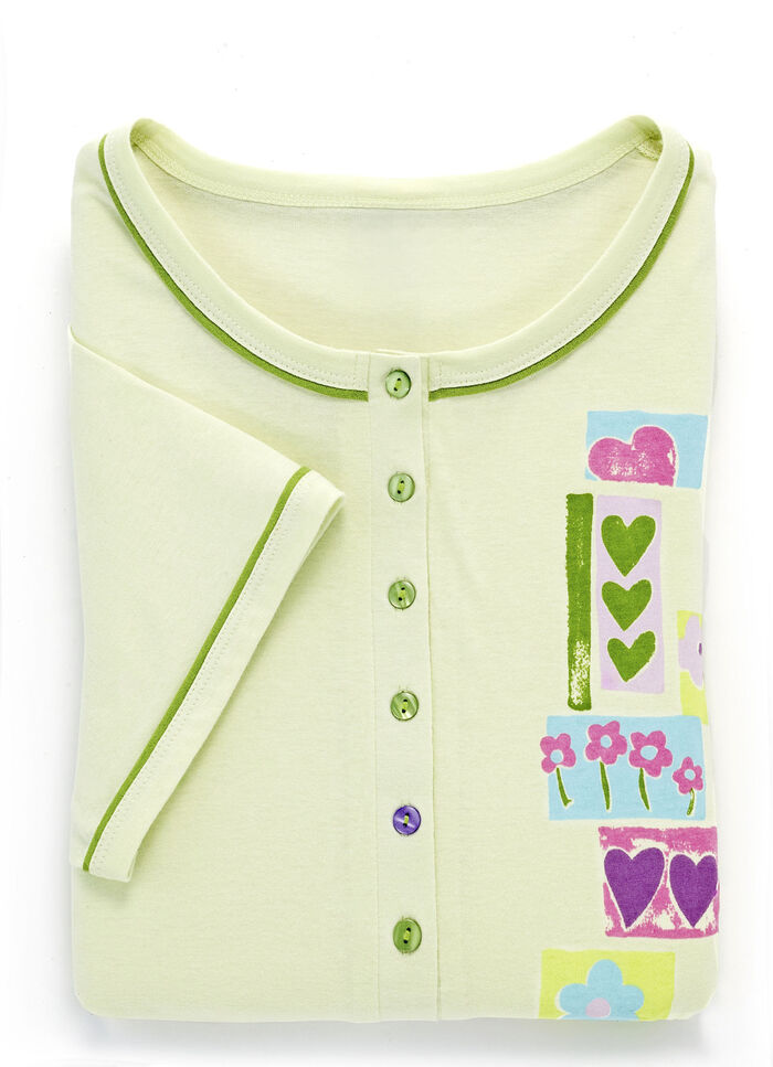 Zweierpack Nachthemden aus reiner Baumwolle 