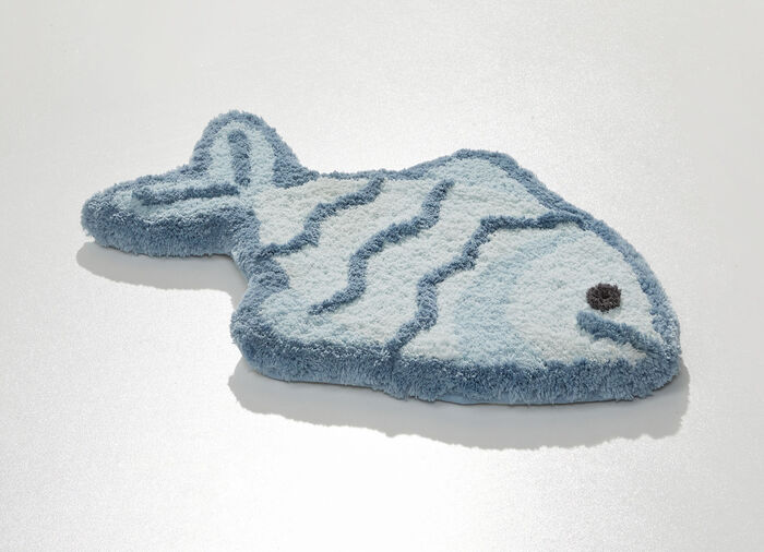 Pflegeleichte Badgarnitur ideal für Allergiker BLAU