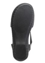 ELENA EDEN, leichte Damen-Sandalen, Weite H, mit Elastik-Bandage SCHWARZ