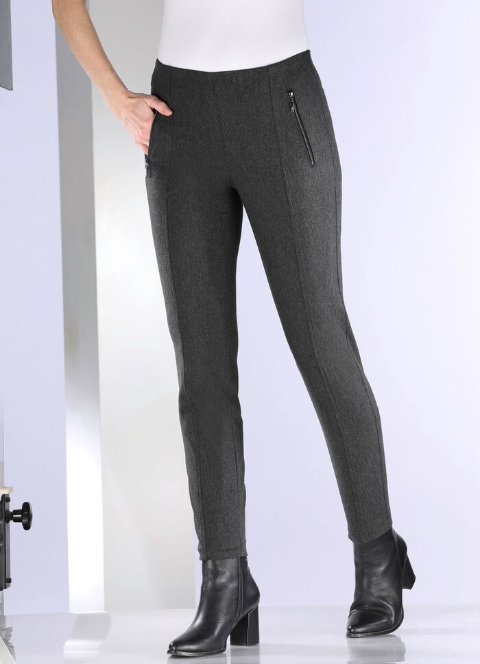 Hose mit Rei&szlig;verschluss-Taschen 