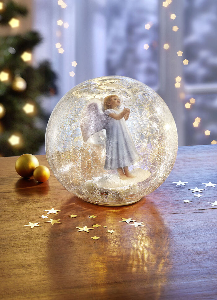 Glaskugel mit Beleuchtung 