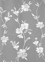 Schwalbenschwanz Blumenranke mit Stangendurchzug 