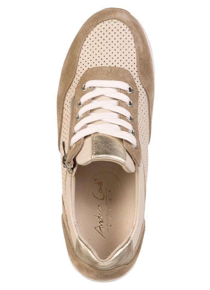 Andrea Conti, sommerliche Damen-Sneaker, Weite G, mit herausnehmbarem Fu&szlig;bett 