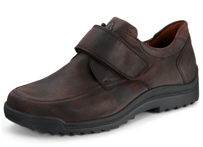 Waldl&auml;ufer Klettschuh aus hochwertigem Leder MOKKA