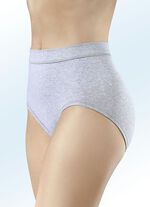 Dreierpack ESGE-Slips mit weichem Bund GRAU MELIERT