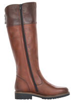 Remonte, gefütterte Damen-Stiefel, Winterschuhe, Weite G, mit Reißverschluss MARONE-MOKKA