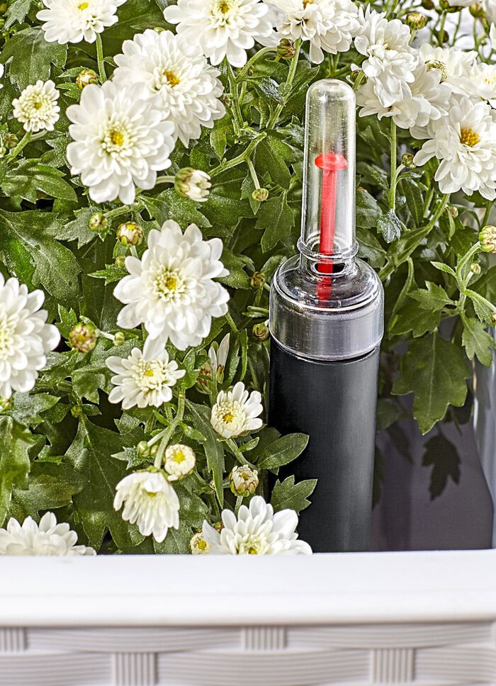 Pflanzkasten in moderner Rattan-Optik 