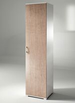 Praktische Schr&auml;nke in geradlinigem Design WEISS-EICHE