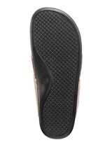 Laurina Pantoffel aus Filz und bedrucktem Kunstfell 