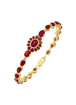 Armband mit echt Granat 