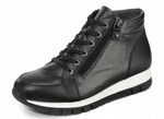 Bootie mit gl&auml;nzender Pr&auml;gung 