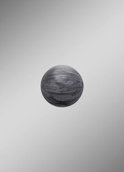 Klangkugel in perlmutt Grau 