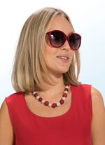 Rot-wei&szlig;e Kugelkette 