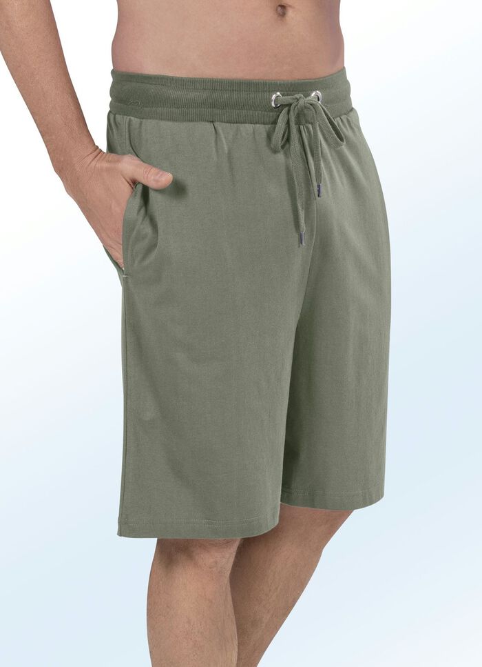 Zweierpack Schlaf- und Freizeithosen, knielang 