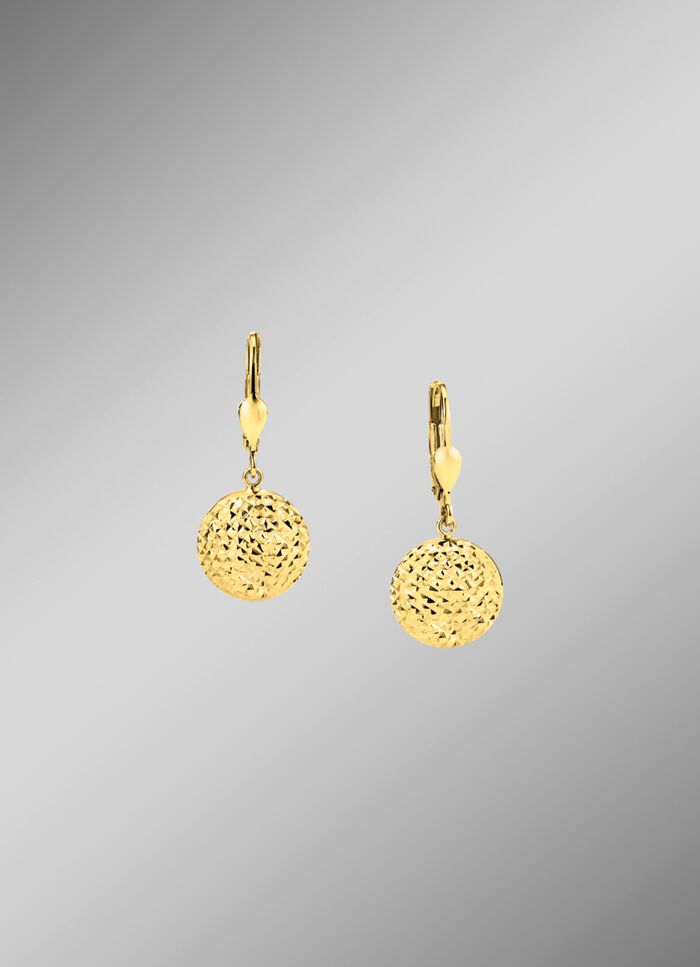 Runde Gold-Ohrh&auml;nger 