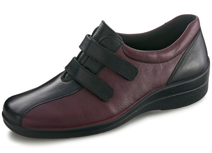 Slipper mit Klettverschluss CHIANTI-SCHWARZ