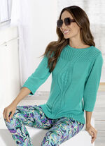 Pullover mit Strukturdessin 
