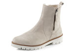 ELENA EDEN Stiefelette aus Veloursleder SAND