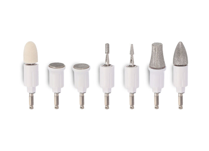 Manik&uuml;re-/Pedik&uuml;re-Set mit  Netztteil und Reisetasche 