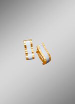 Klassische Klappcreolen in Bicolor 