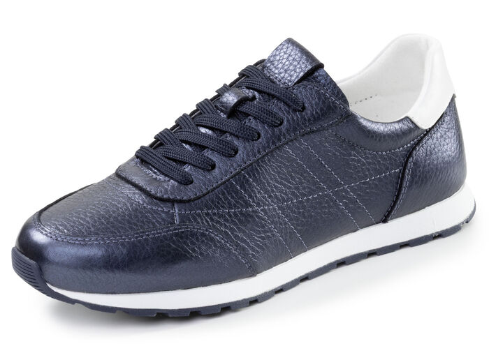 ELENA EDEN, komfortable Damen-Sneaker, Weite G, mit herausnehmbarem Fu&szlig;bett MARINE