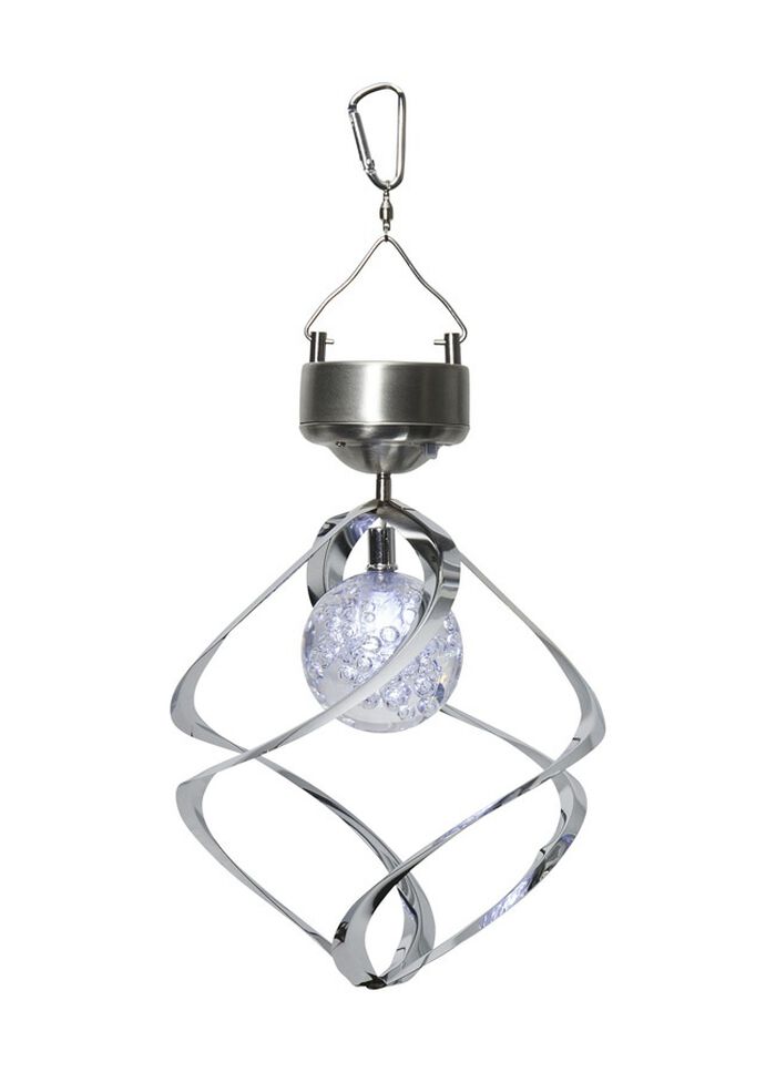 Solar-LED-Mobile aus rostfreiem Aluminium 