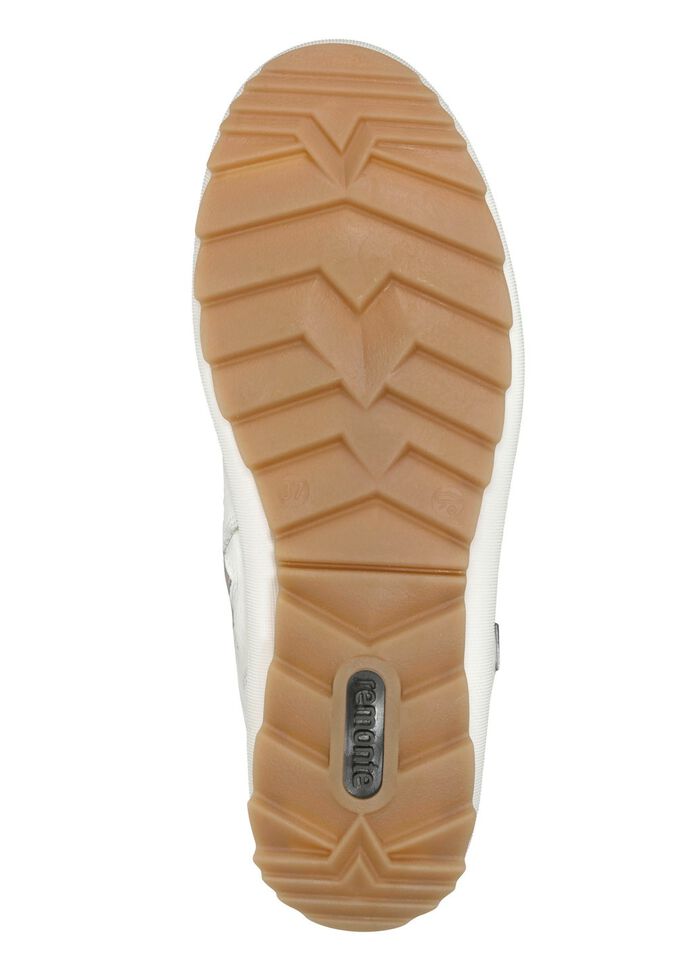 Remonte, gef&uuml;tterte Damen-Stiefeletten, Winterschuhe, Weite G, mit Lammwolle NATURWEISS