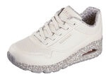SKECHERS, trendige Damen-Sneaker, mit sichtbarem Luftpolster WEISS-LEO