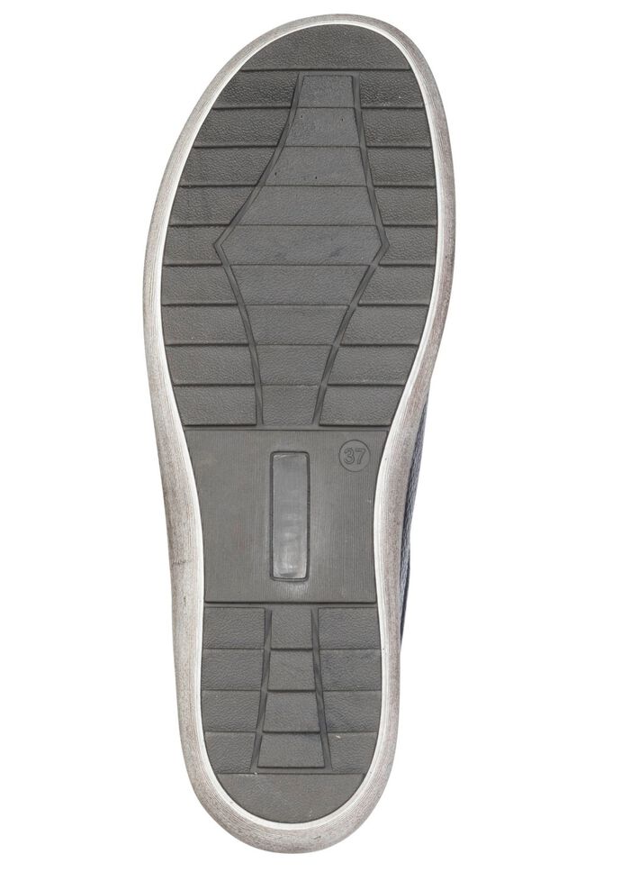 ELENA EDEN, atmungsaktive Damen-Sneaker, Weite H, mit herausnehmbarem Fu&szlig;bett MARINE