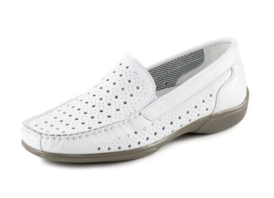ELENA EDEN, sommerliche Damen-Slipper, Weite H, mit herausnehmbarem Fußbett 