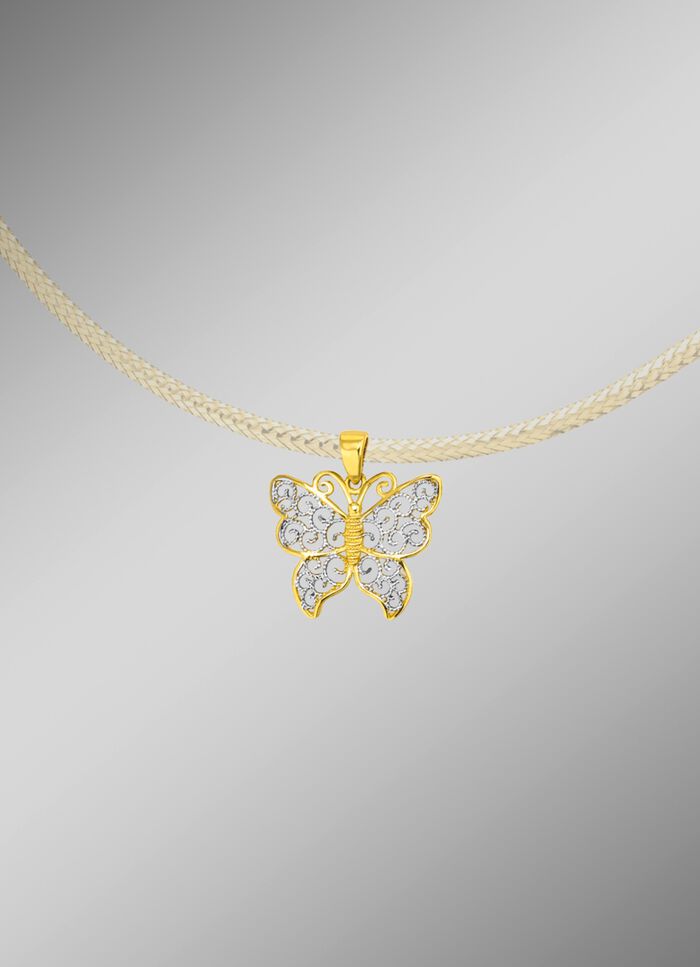 Filigraner Schmetterlings-Anh&auml;nger 