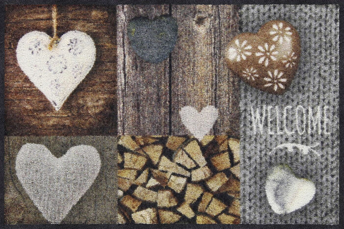 Hochwertige Fu&szlig;matte Woodlove f&uuml;r den Innen- und Au&szlig;enbereich 