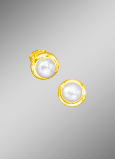 Ohrstecker mit S&uuml;&szlig;wasser-Zuchtperle 