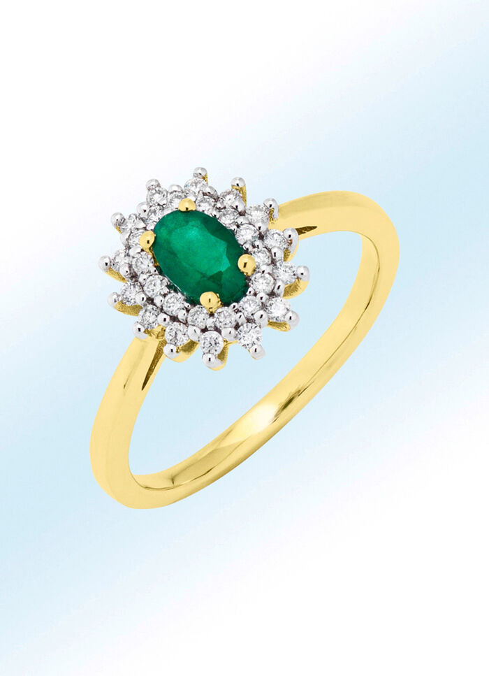 Damenring mit Brillanten 