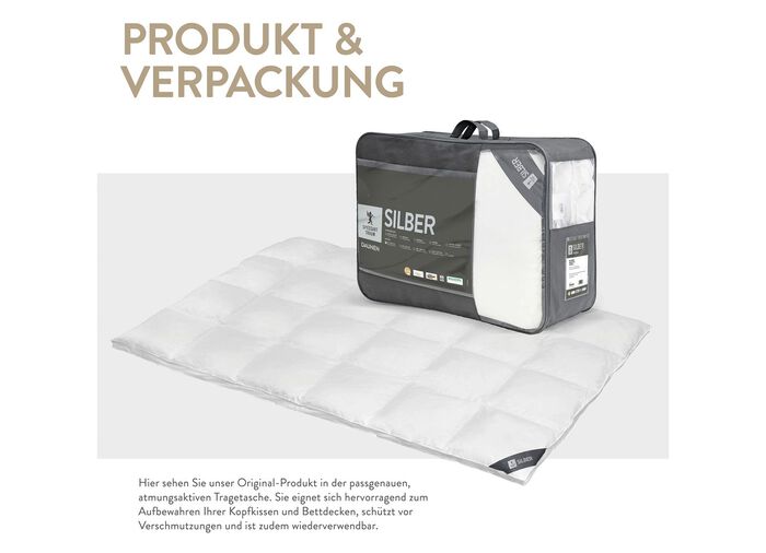 In Deutschland hergestelltes Daunenprogramm aus dem Hause Spessarttraum 