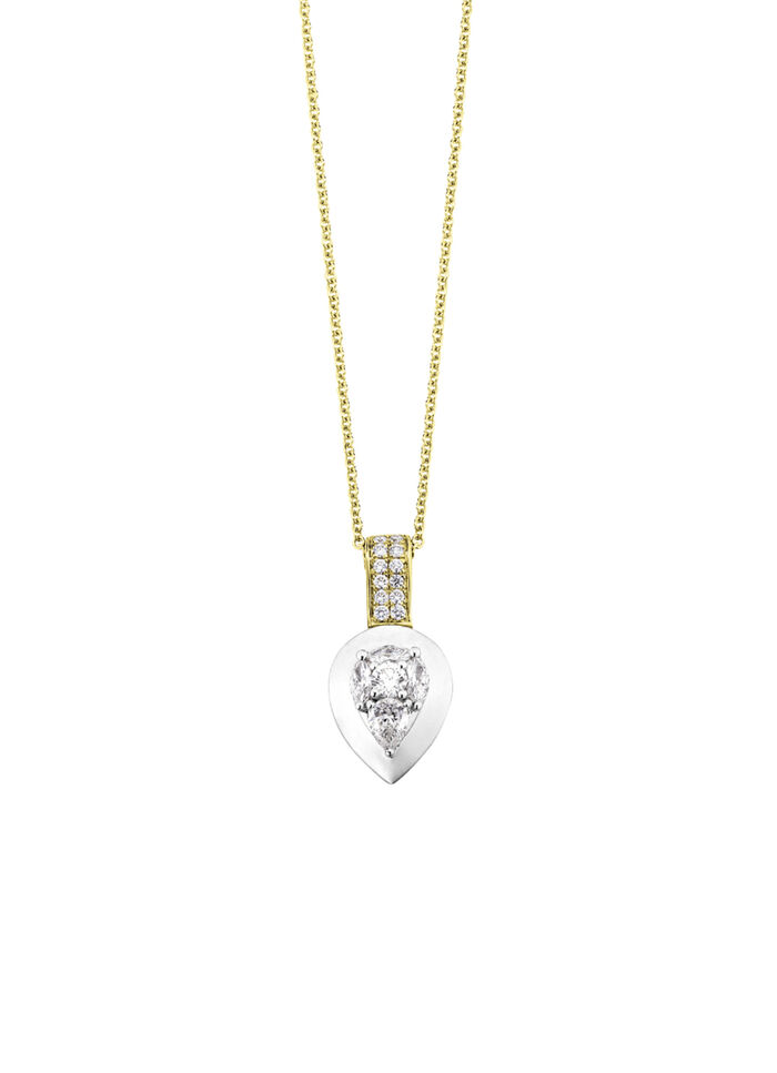 Anhänger mit Brillanten und Diamanten  