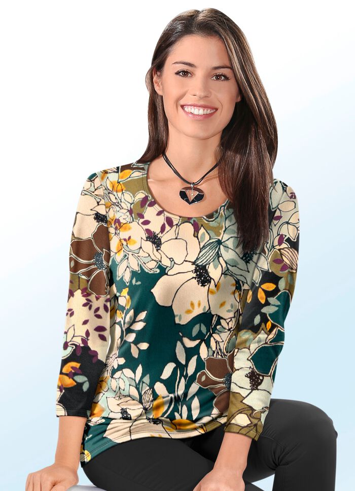 KLAUS MODELLE Pullover mit Inkjet-Druck 